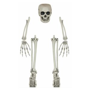 Decoratie skelet/botten set - 5-delig - Horror/Halloween kerkhof thema