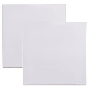 Benson Schildersdoek - 2x - 30 x 30 cm - blanco canvas - katoen - 280 grams