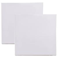 Benson Schildersdoek - 2x - 30 x 30 cm - blanco canvas - katoen - 280 grams
