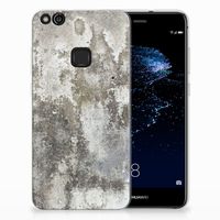 Huawei P10 Lite TPU Siliconen Hoesje Beton Print