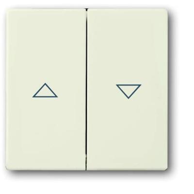 Busch-Jaeger 2CKA001751A2748 Jaloezie-schakelaar Afdekking Crème-wit, Parel-wit 1 stuk(s)