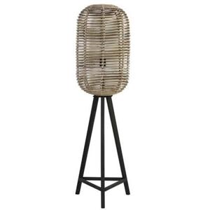 Rotan Vloerlamp Greywash - Ø36xH140 cm