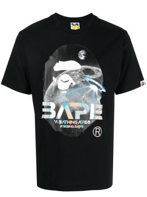 A BATHING APE® T-shirt met logo - Zwart A BATHING APE® T-shirt met logo - Zwart