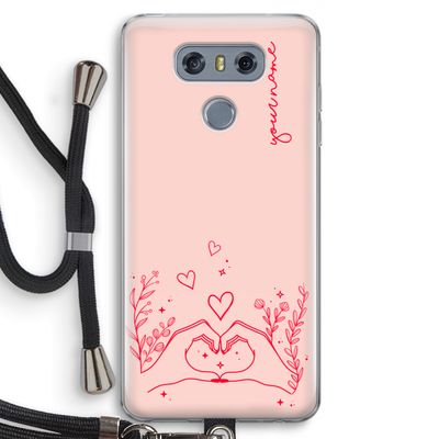 Love is in the air: LG G6 Transparant Hoesje met koord