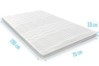Harde topdekmatras 120x190 dikte 10 cm