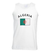 Mouwloos t-shirt met Algeria vlag mouwloos t-shirt 2XL  -