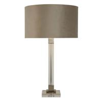 Searchlight Design tafellamp Scarborough goud met bronzen kap EU67521TA - thumbnail