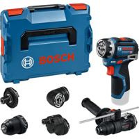 Bosch Professional GSR 12V-32FC Accu schroefboormachine FlexiClick +5 opzetstukken 12V Basic Body in L-Boxx - 06019N7102