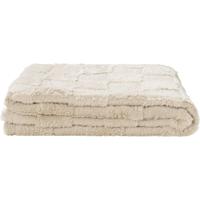 Leen Bakker - Plaid Sjors - Zand - 130x170 Cm - Polyester - Beige