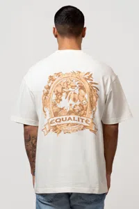 Equalité Painting Oversized T-Shirt Gebroken Wit - Maat XXS - Kleur: Wit | Soccerfanshop