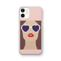 Red lips: iPhone 12 Transparant Hoesje