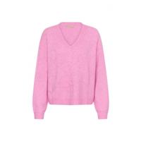 Culture - Fuchsia Pink Melange | unisex | Trui | Fuchsia Pink Melange | XXL | regular | Kamst mode