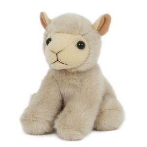 Pluche lammetje/schaapje knuffel wit 13 cm knuffeldieren