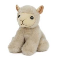 Pluche lammetje/schaapje knuffel wit 13 cm knuffeldieren