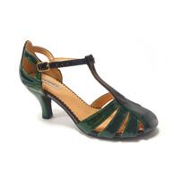 Banned Dance Me To The Stars Pumps Green Black-38