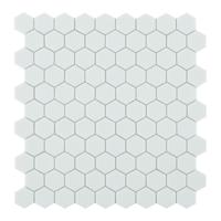 By Goof mozaiek hexagon 3.5x3.5 cm white