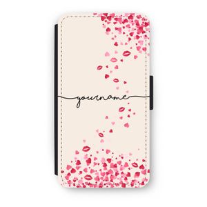 Hartjes en kusjes: iPhone XS Flip Hoesje