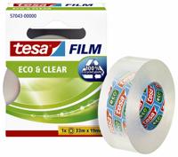 Plakband tesafilm eco clear 33mx19mm transparant | 10 stuks