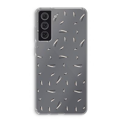 Hipster stripes: Samsung Galaxy S21 FE Transparant Hoesje