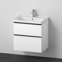 Badkamermeubelset Duravit D-Neo Wastafel Keramiek 65x48x62.5 cm Mat Wit