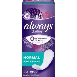 Always Always Dailies Pantyliners Normal 30 stuks