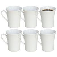 Gerimport Koffie / thee mok - 20x stuks - wit - 280 ml - mokken - porselein