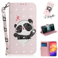 3D gekleurde tekening horizontale Flip lederen draagtas met houder & kaartsleuven & portemonnee voor Huawei P30 (Love Panda) 3D gekleurde tekening horizontale Flip lederen draagtas met houder & kaartsleuven & portemonnee voor Huawei P30 (Love Panda)