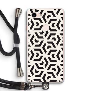 Crazy pattern: Pixel 3 XL Transparant Hoesje met koord