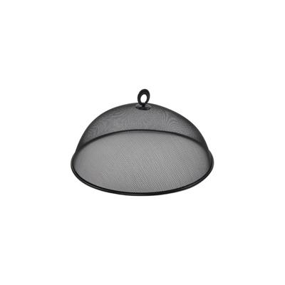 Bellatio Design Vliegenkap/voedselkap tegen insecten - RVS - zwart - D35 x H16cm