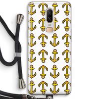 Musketon Anchor: OnePlus 6 Transparant Hoesje met koord