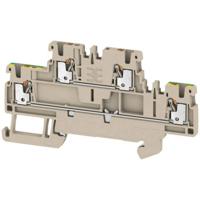 Weidmüller 2469390000 Doorgangsklem 2-etages 3.50 mm Spanveer Beige 50 stuk(s)