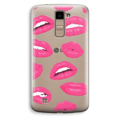 Bite my lip: LG K10 (2016) Transparant Hoesje