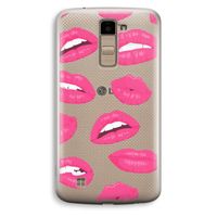 Bite my lip: LG K10 (2016) Transparant Hoesje