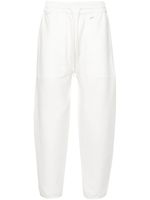 Moncler pantalon de jogging à empiècements - Blanc