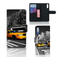 Huawei P20 Flip Cover New York Taxi - thumbnail