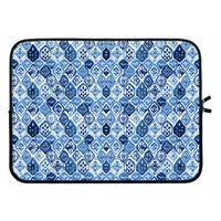 Blauw motief: Laptop sleeve 15 inch