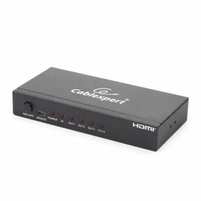 Splitter GEMBIRD DSP-4PH4-02 Zwart