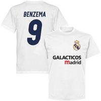 Galácticos Real Madrid Benzema 9 Team T-shirt