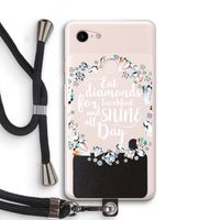 Diamonds: Pixel 3 XL Transparant Hoesje met koord