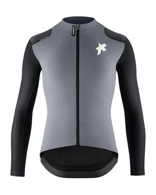 Assos Equipe RS spring fall S11 fietsshirt lange mouw zwart grijs heren