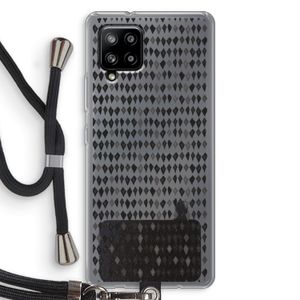 Crazy shapes: Samsung Galaxy A42 5G Transparant Hoesje met koord