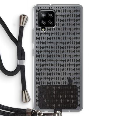 Crazy shapes: Samsung Galaxy A42 5G Transparant Hoesje met koord