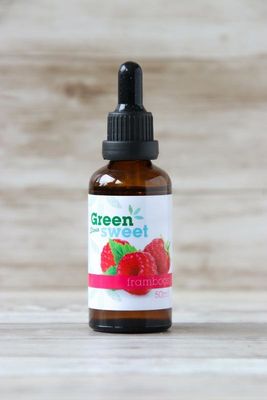 Vloeibare stevia framboos