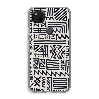 Marrakech print: Google Pixel 4a Transparant Hoesje