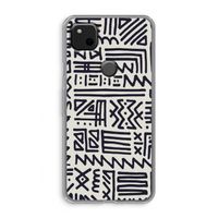 Marrakech print: Google Pixel 4a Transparant Hoesje Marrakech print: Google Pixel 4a Transparant Hoesje