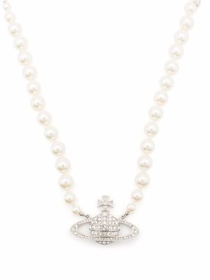 Vivienne Westwood collier à ornements en cristal Imogene - Argent