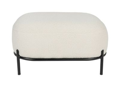 ZILT Hocker 'Brandan' Teddy, kleur Ivory