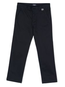 Il Gufo pantalon chino à coupe droite - Bleu