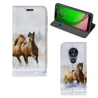 Motorola Moto G7 Play | Hoesje maken | Paarden