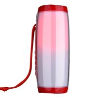 TG157 Bluetooth 4 2 mini draagbare draadloze Bluetooth Speaker met melodie kleurrijke lichten (rood)